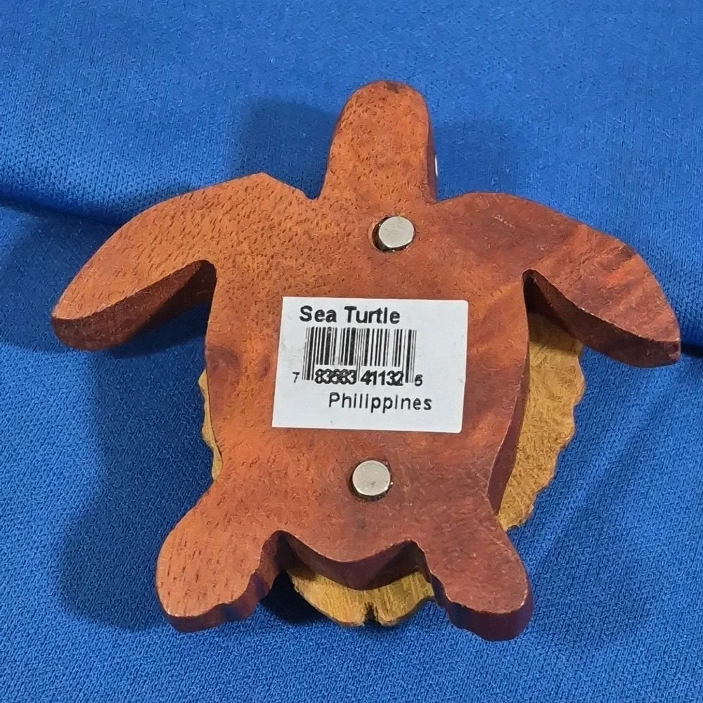 Hawaii Sea Turtle‎ Wooden Fridge Magnet Travel Souvenir